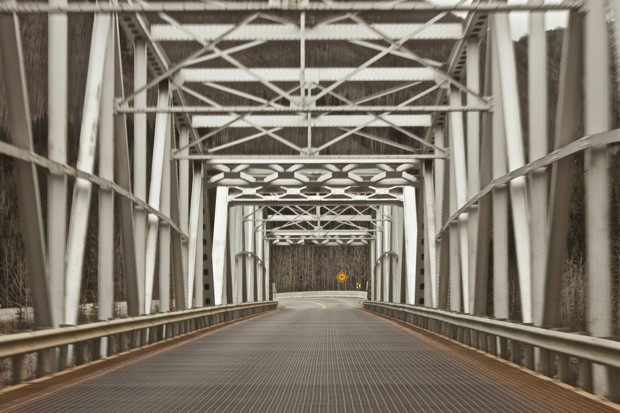 Steel bridge structure representing public infrastructure work